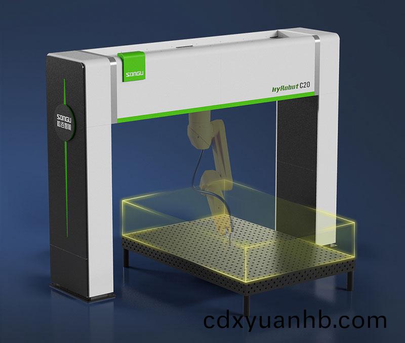 三维机(ji)器人激光切割机,三维激光(guang)切割机,3D激光切割机,工件摆放0难度